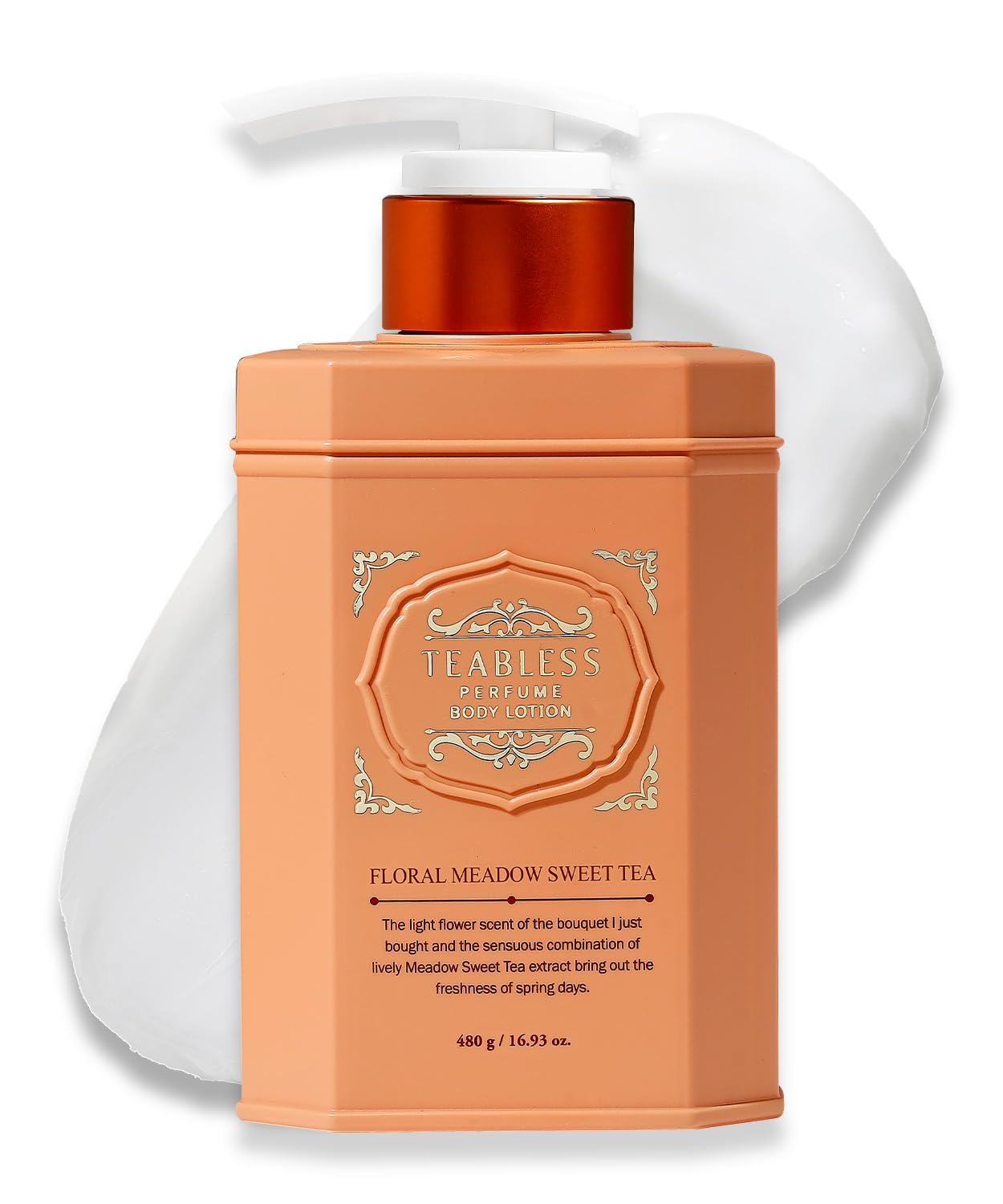 Teabless Floral Meadow Sweet Tea Perfumed Body Lotion 480g